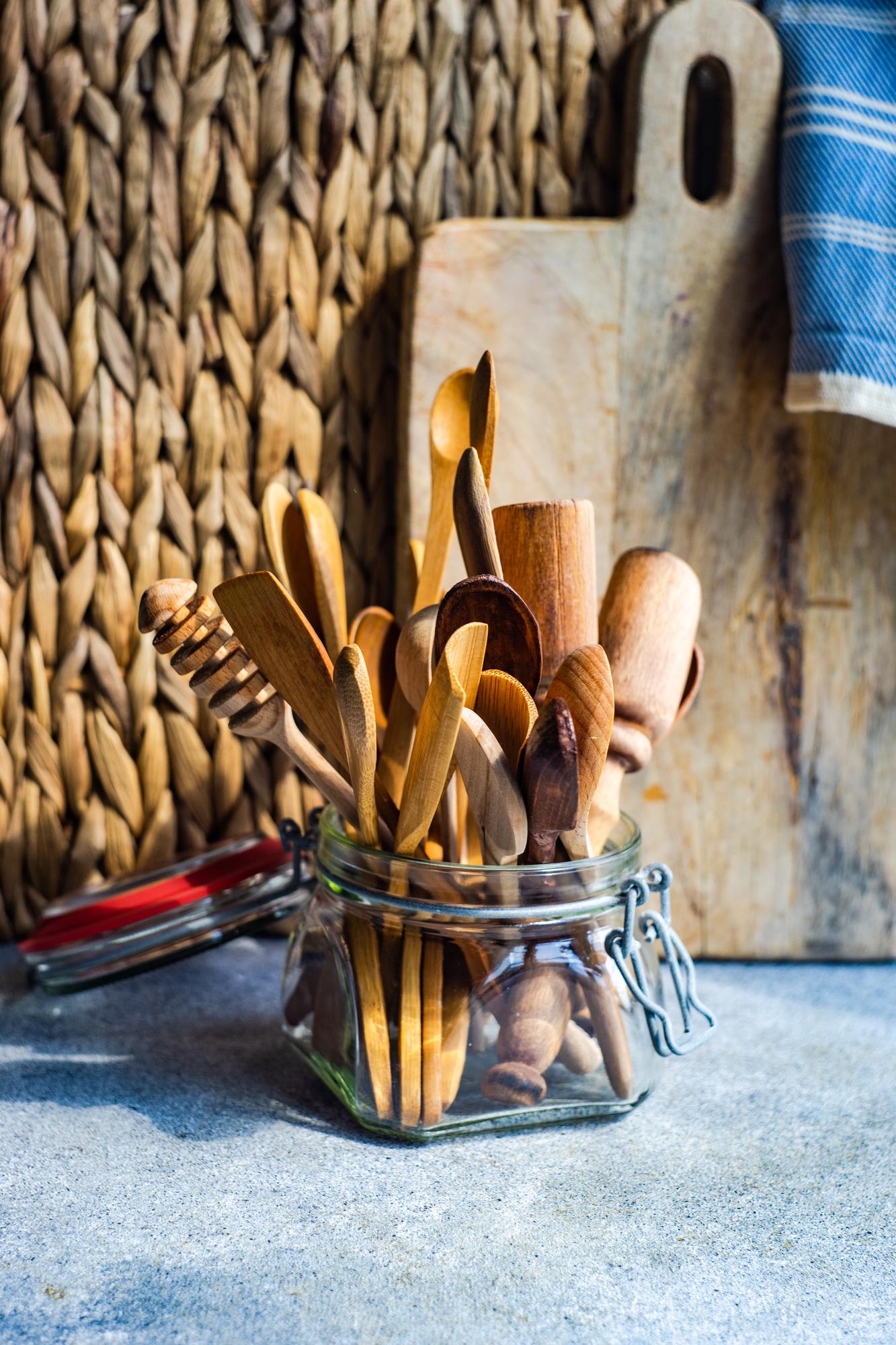 Set didattico con ingredienti e strumenti per il corso